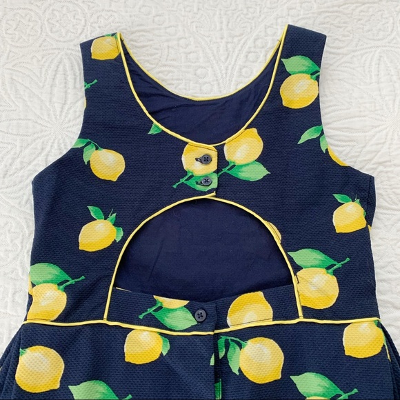Janie and Jack Lemon Dress - Picture 3 of 4